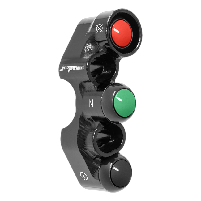 Lenkerschalter Street rechts JetPrime Yamaha YZF-R6 / R6 Race (17-25) JP PD YA013 – universelles Lochbild