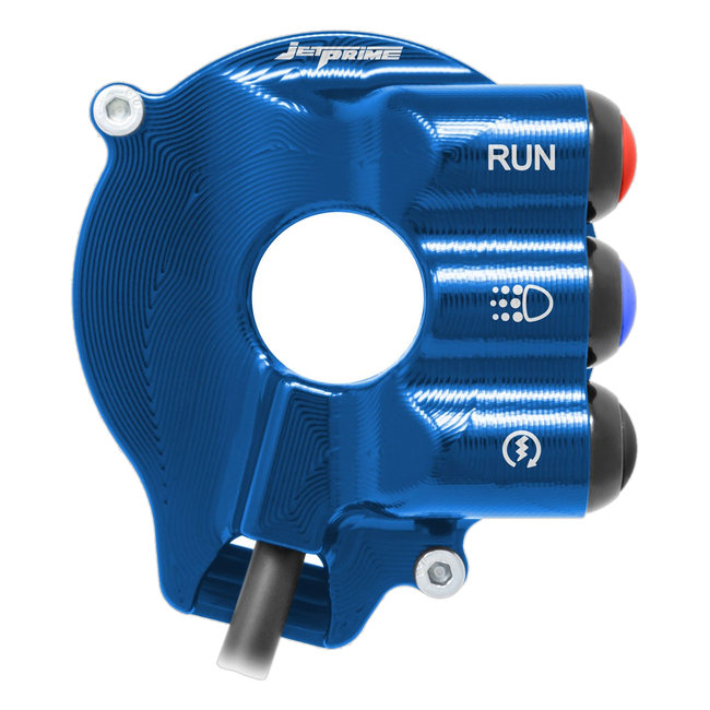 Gasgriffgehäuse mit integriertem Lenkerschalter JetPrime Aprilia RSV4 / RSV4 RR (17-20) JP CO AP009
