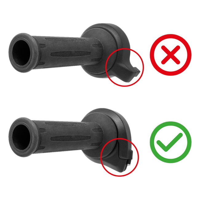 Gasgriffgehäuse mit integriertem Lenkerschalter JetPrime BMW M 1000 RR (20-26) JP CO BM038