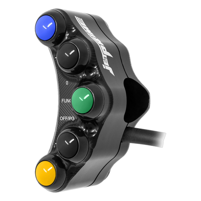 Lenkerschalter Superbike links JetPrime BMW M 1000 RR (20-26) JP SPS 038M – für MoTeC-Dashboard
