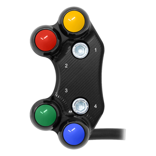 Lenkerschalter Superbike links JetPrime Aprilia RSV4 (21-26) JP SPS 049M – für MoTeC-Dashboard
