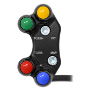 Lenkerschalter Superbike links JetPrime Kawasaki Ninja ZX-10RR (21-25) JP SPS 054 – für MoTeC-Dashboard