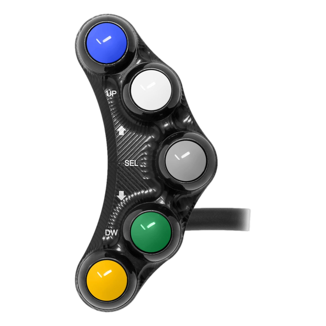 Lenkerschalter Sport links JetPrime Yamaha YZF-R6 / R6 Race (06-25) JP SPS 003 – für I2M-Dashboard
