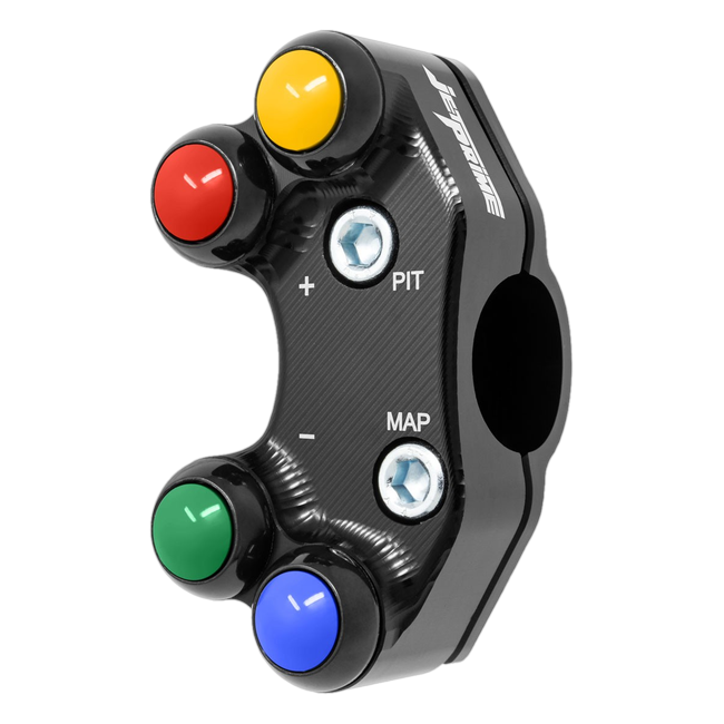 Lenkerschalter SuperSport links JetPrime Yamaha YZF-R6 Race (21-25) JP SPS MK601Y – für Mectronik-Dashboard