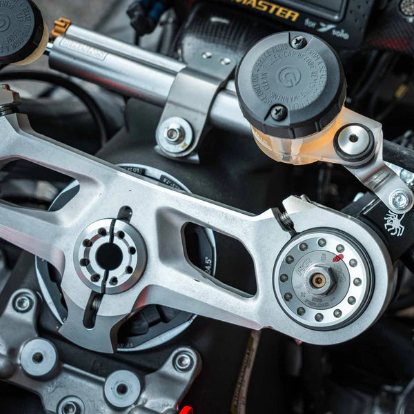 Kit de inserciones de dirección + cabezal de dirección WorldSSP Feel Racing Ducati Panigale V2 955 (20-24) 69925621A 