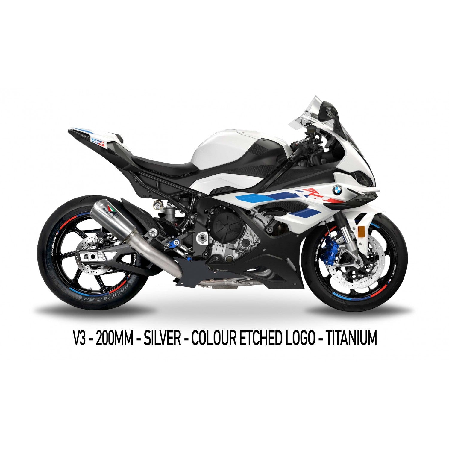 Sistema de escape completo de titanio Austin Racing (GP1R/GP2R/V3) para BMW S1000RR K67 (19-25) 