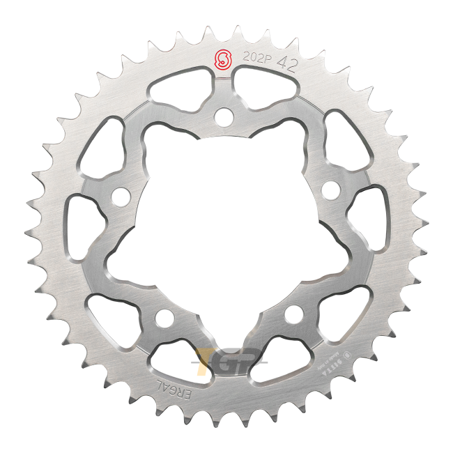 Sitta Rueda de cadena de aluminio BMW HP Rueda Schmiederad HP4 y HP4 Race (204Y) – 37-47 dientes, paso 525 