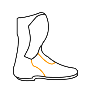 1 par de botas de moto Dainese Axial 2 Air (Custom Works Design)