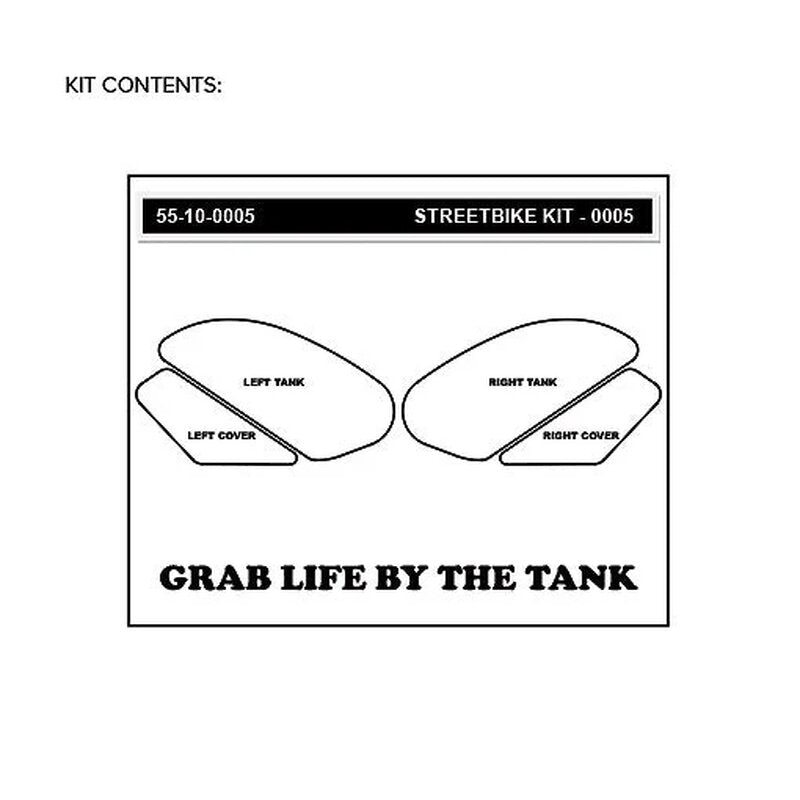 Stompgrip Vulcano Almohadillas de Tracción Yamaha YZF-R6 RJ11 (06-07) 55-10-0005 