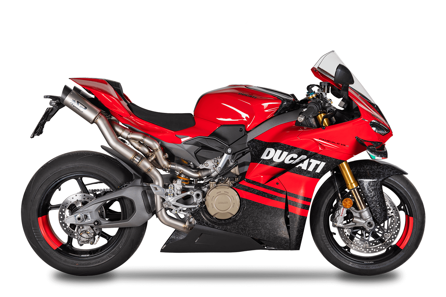 Sistema de escape completo Spark de acero inoxidable para Ducati Panigale V4/S (2025) GDU8855T 