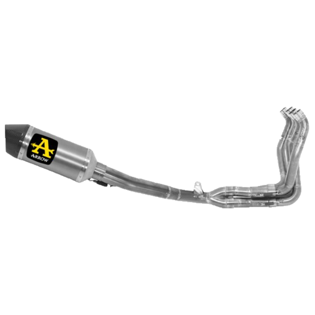 Sistema de escape completo Arrow Competition Evo de acero inoxidable para Yamaha YZF-R3 (15-20) 71180CKR 