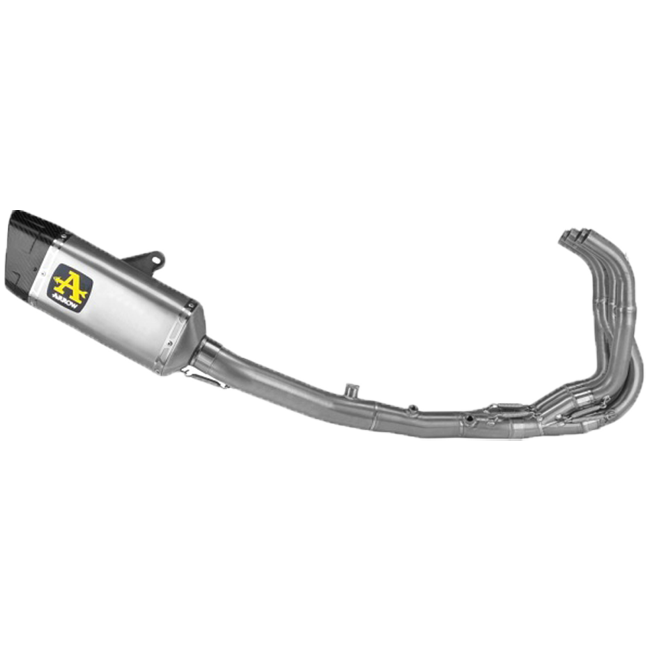 Sistema de escape completo Arrow Competition de acero inoxidable para Kawasaki ZX-4RR (23-25) 71233PTZ 