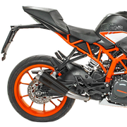 Kit de escape Arrow Slip-On Pro-Race de acero inoxidable oscuro para KTM RC 390 (17-20) 71860PRN 