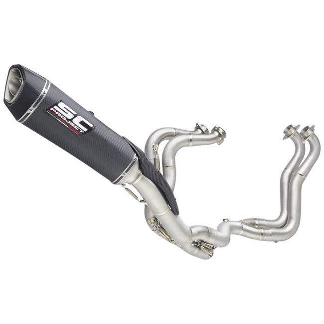 Sistema de escape completo SC-Project Titan SC1-R (250mm) para Aprilia RSV4 1100 Factory (21-25) A27A-TC90C 
