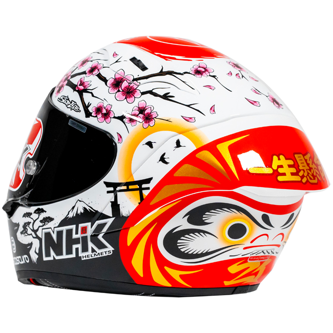 Réplica del casco NHK GP-R Tech Race Alonso López Motegi Japón 2024 