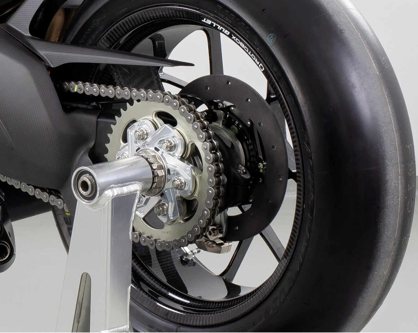 Kit SICOM Carbon-Cerámica de rueda trasera-Discos de freno T-Drive 245x6mm para Ducati Panigale V4/S/R (25-26) 