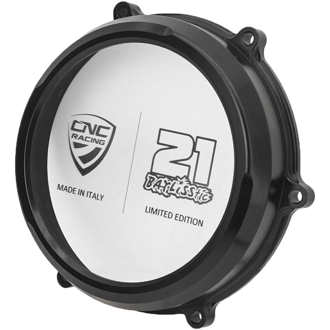 Tapa de embrague transparente Troy Bayliss Edición Limitada CNC Racing Ducati Panigale V4/S (2025) CA210TB 