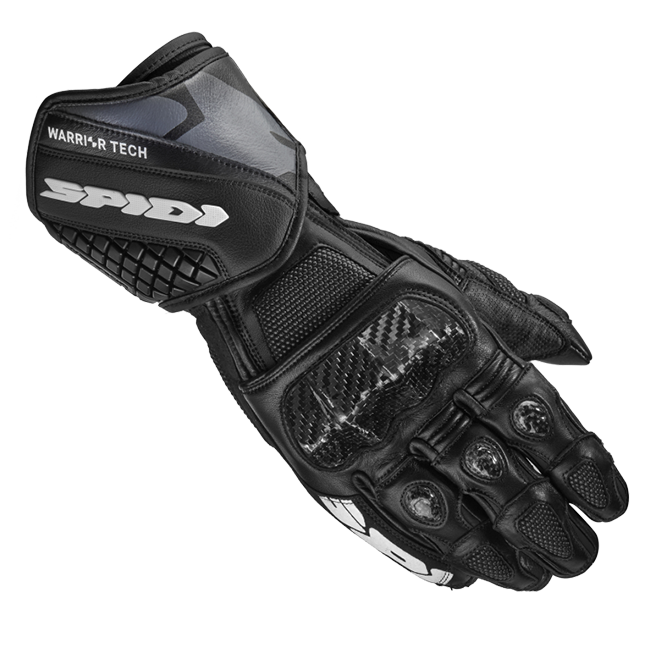 Guantes de cuero de moto Spidi Carbo 5 Racing | Hombre | Negro | A185026 