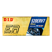 Cadena D.I.D 520ERV7 X-Ring 520 G&G abierta con eslabón de remache – 100 a 130 eslabones 