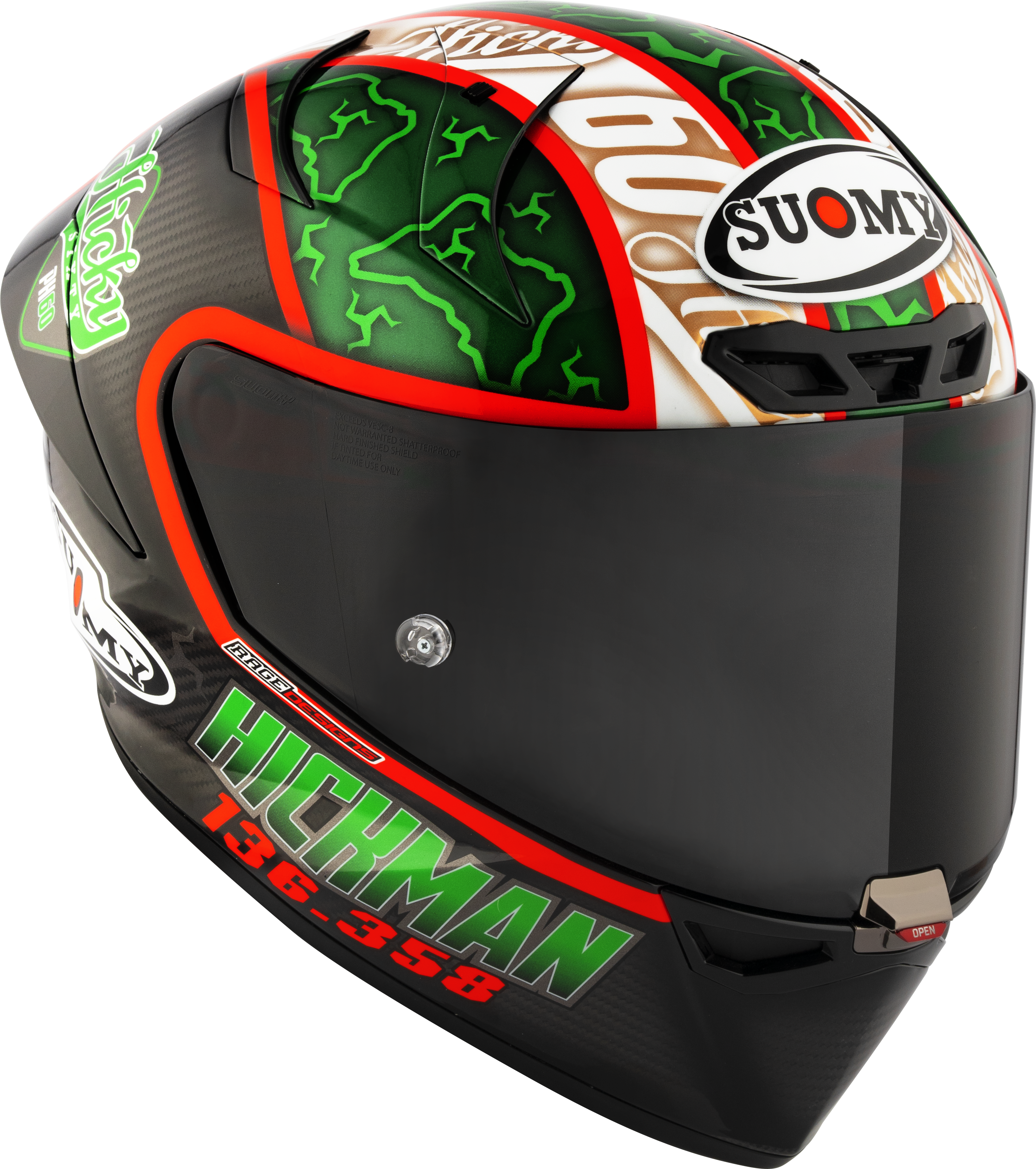 Suomy S1-XR GP Casco Réplica Peter Hickman 2024 K6SX0010 