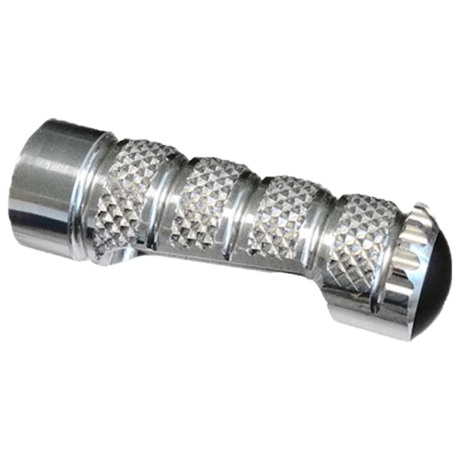 LighTech Pieza de repuesto de pie fijo 70,5 mm – Plata/Negro | RFTR245-248 