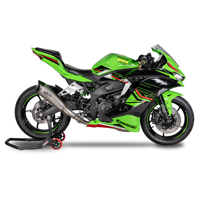 Spark Exhaust Komplettanlage Racing Konix Evo Collector Titanium Kawasaki ZX-4RR (23-26) GKA8856T