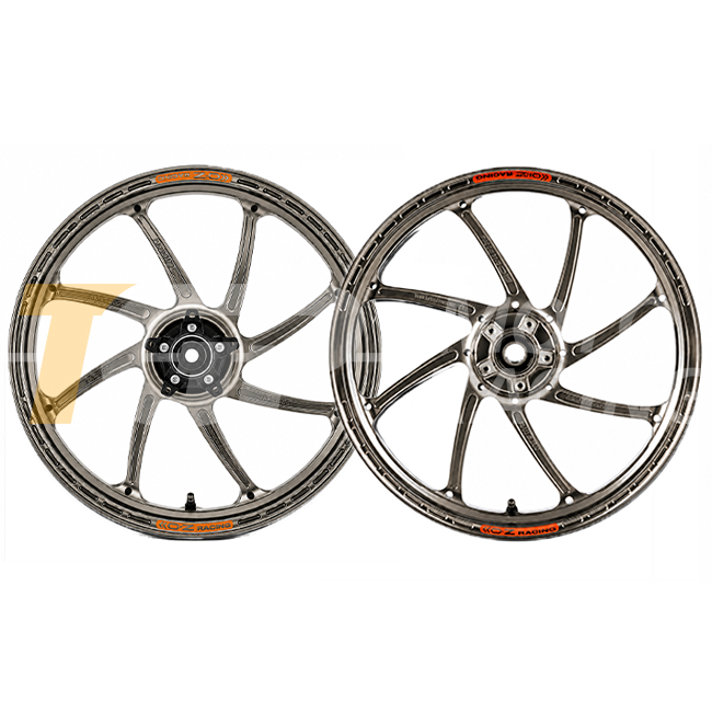 OZ GP Replica GP-8R de aluminio Llantas juego para Kawasaki ZX-10 R (11-15) 