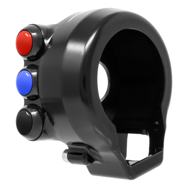 Gasgriffgehäuse mit integriertem Lenkerschalter JetPrime Aprilia RSV4 / RSV4 RR (17-20) JP CO AP009RV