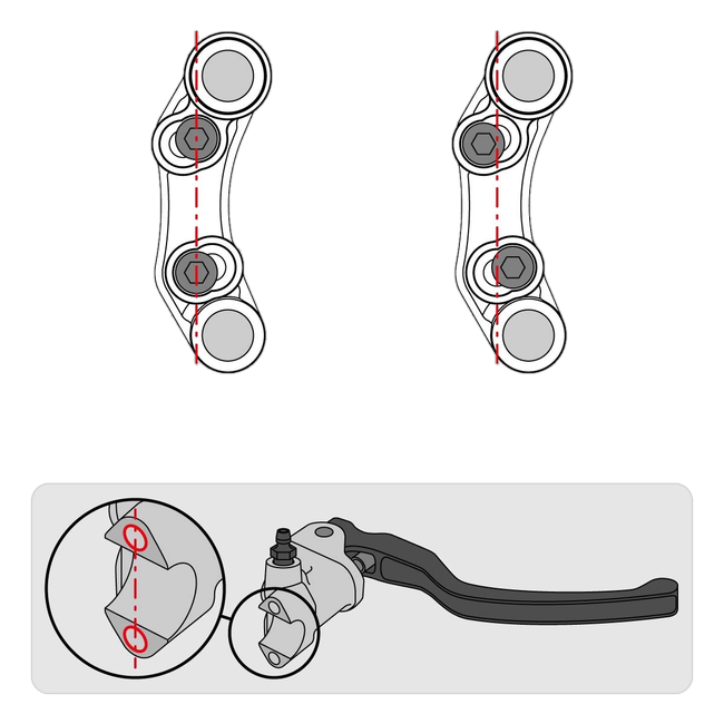 Lenkerschalter Street rechts JetPrime Ducati Panigale 1199 S (12-15) JP PD DU005 – universelles Lochbild
