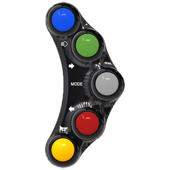 Interruptor de manillar Street izquierdo JetPrime Ducati Panigale 1299/S (15-18) JP PLS 005 