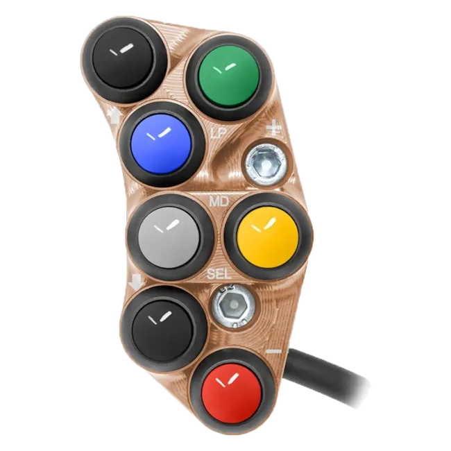 Interruptor de manillar Race izquierdo JetPrime Ducati Panigale V4/S/R (18-24) JP PSR DU020 