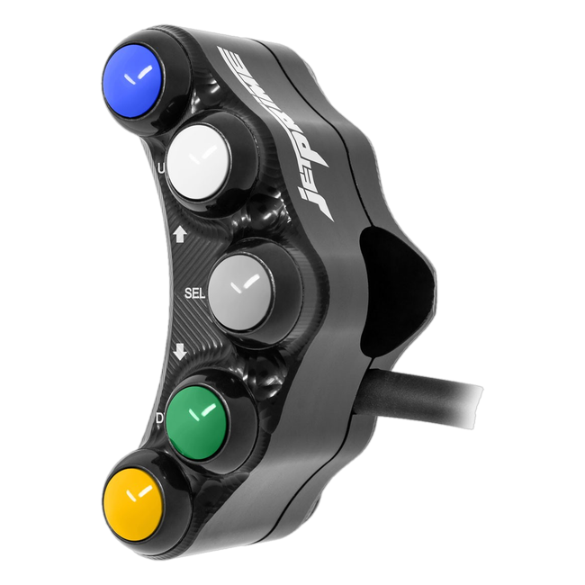 Lenkerschalter Sport links JetPrime Ducati Panigale V4 S (18-26) JP SPS 003 – für I2M-Dashboard