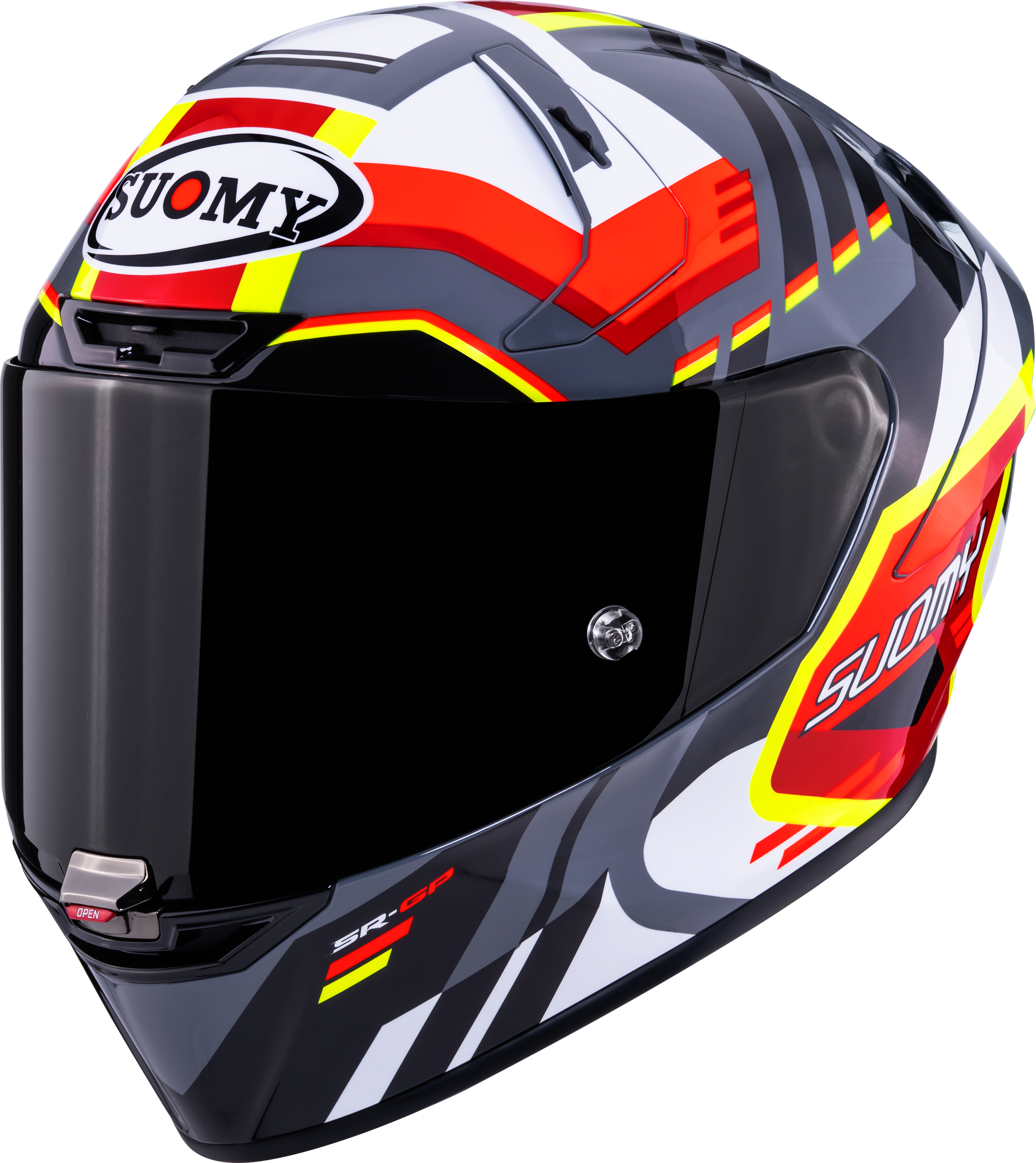 Suomy SR-GP Evo Casco Infrarrojo Blanco/Negro/Rojo K6S20024 