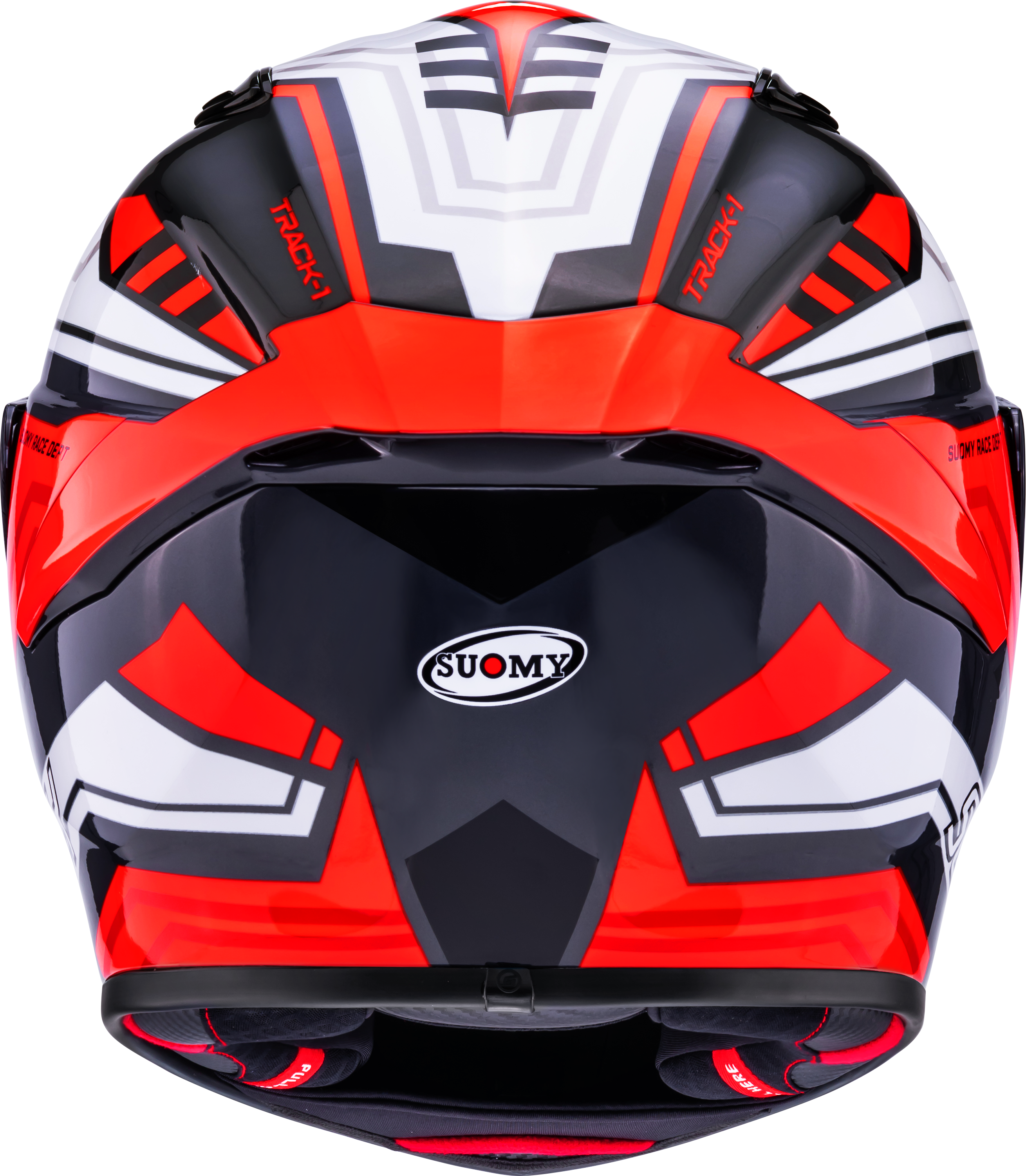 Suomy Track-1 Casco Framework Blanco/Rojo K6T10022 