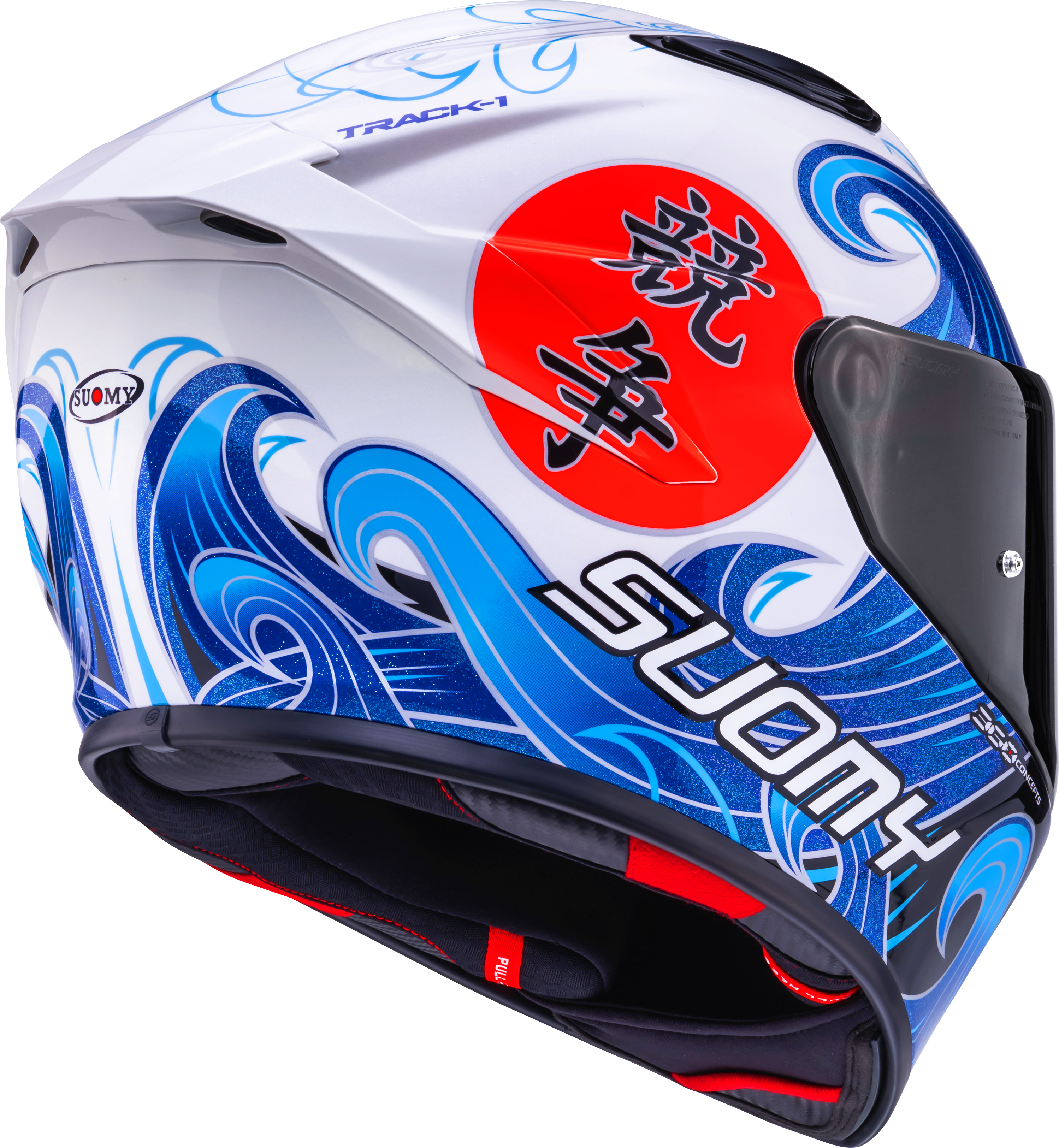 Suomy Track-1 Casco Waves Blanco K6T10025 