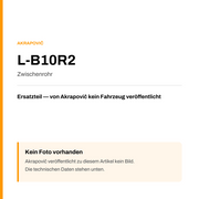 Akrapovic Zwischenrohr L-B10R2 — Platzhalter, kein Herstellerfoto verfügbar
