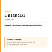 Akrapovic Zwischenrohr L-S13R2L/1 — Platzhalter, kein Herstellerfoto verfügbar
