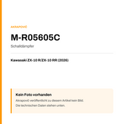 Akrapovic Schalldämpfer Kawasaki ZX-10 R / ZX-10 RR (26-26) M-R05605C — Platzhalter, kein Herstellerfoto verfügbar