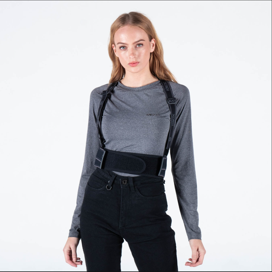 Knox Micro-Lock Air MK2 Protector de espalda | Unisex | Negro | KNXAMLAirV2Back 