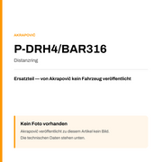Akrapovic Distanzring P-DRH4/BAR316 — Platzhalter, kein Herstellerfoto verfügbar