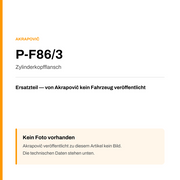Akrapovic Zylinderkopfflansch P-F86/3 — Platzhalter, kein Herstellerfoto verfügbar
