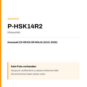 Akrapovic Hitzeschild Kawasaki ZX-6R / ZX-6R NINJA (15-26) P-HSK14R2 — Platzhalter, kein Herstellerfoto verfügbar