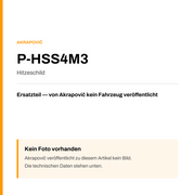 Akrapovic Hitzeschild P-HSS4M3 — Platzhalter, kein Herstellerfoto verfügbar