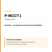 Akrapovic Dämpferschelle P-MCCT1 — Platzhalter, kein Herstellerfoto verfügbar