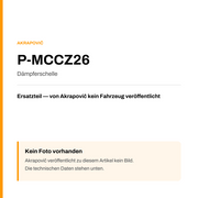 Akrapovic Dämpferschelle P-MCCZ26 — Platzhalter, kein Herstellerfoto verfügbar