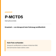 Akrapovic Dämpferschelle P-MCTD5 — Platzhalter, kein Herstellerfoto verfügbar