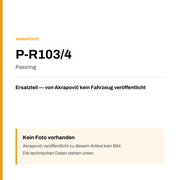 Akrapovic Passring P-R103/4 — Platzhalter, kein Herstellerfoto verfügbar