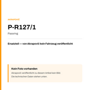 Akrapovic Passring P-R127/1 — Platzhalter, kein Herstellerfoto verfügbar