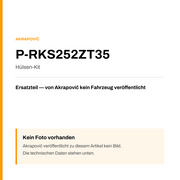 Akrapovic Hülsen-Kit P-RKS252ZT35 — Platzhalter, kein Herstellerfoto verfügbar