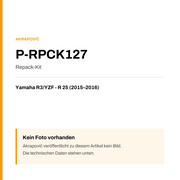 Akrapovic Repack-Kit Yamaha R3 / YZF - R 25 (15-16) P-RPCK127 — Platzhalter, kein Herstellerfoto verfügbar